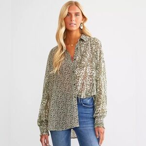 Floral Woven Chiffon Blouse